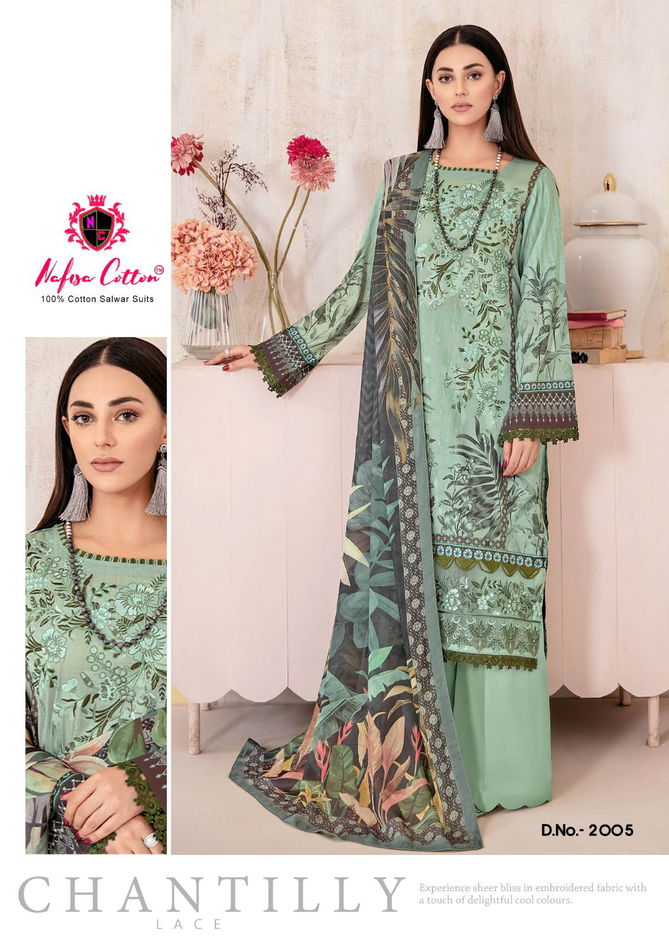 Safina Vol 2 By Nafisa Karachi Cotton Dress Material Catalog
